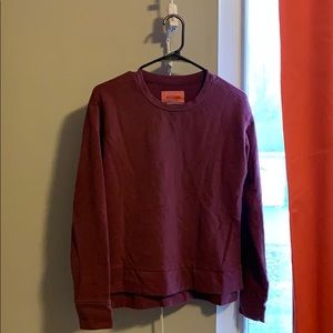 Burgundy Crew Neck